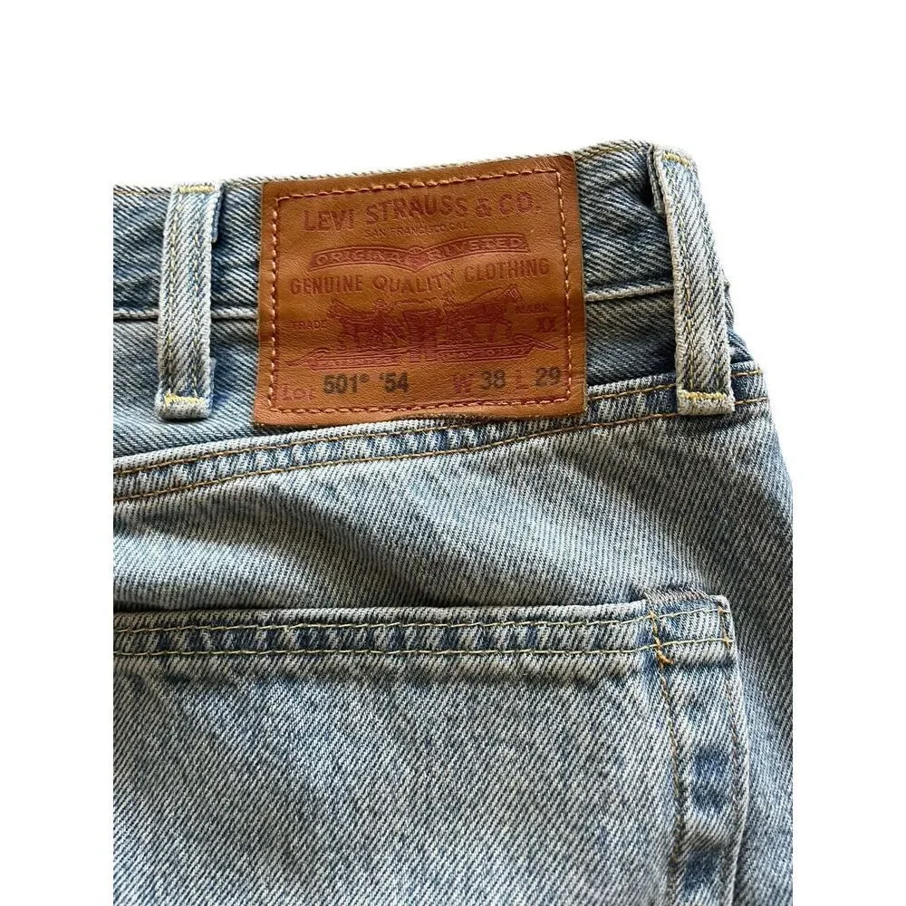 levis 501‎ Patchwork Mens Big “E” Jeans Size 38/29